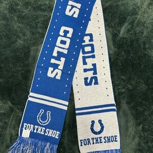 Blue and White Colts Scarf